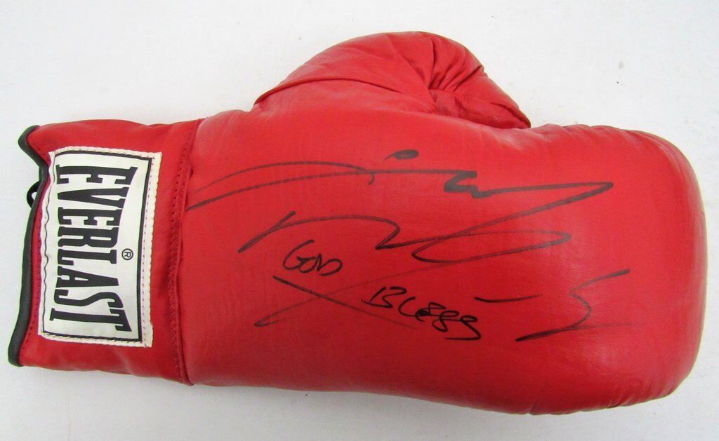 Angel Manfredy Autographed/Signed Everlast Boxing Glove (Right) JSA 136943