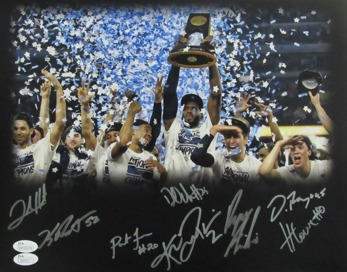 2016 Villanova Wildcats National Champs 11x14 Photo Signed by 8 JSA 135677