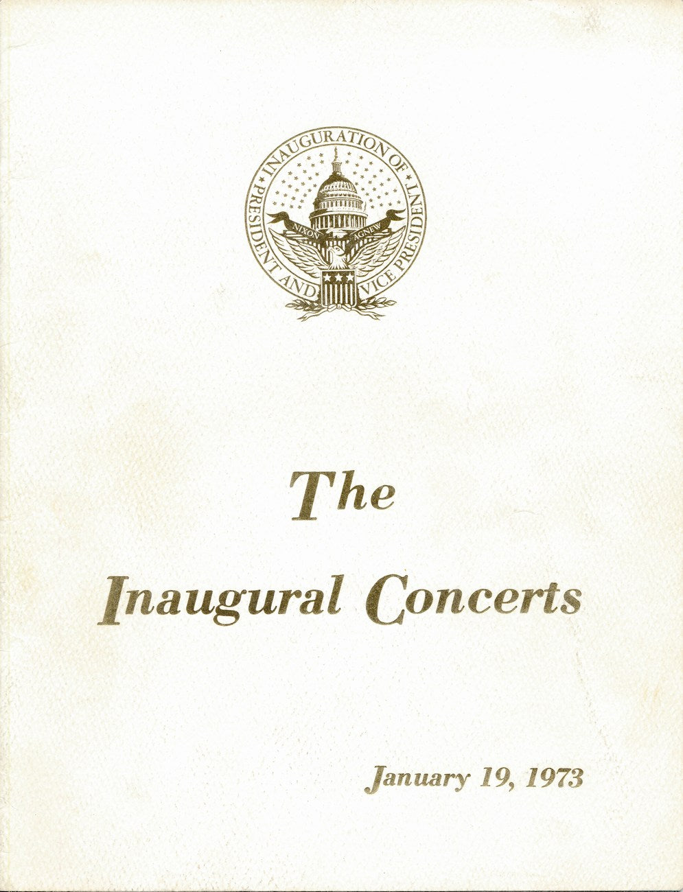 1973 Presidential Inauguration Program & Docs 1/20/1973 Richard Nixon 147383