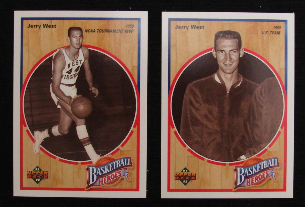 1992 Jerry West HOF Los Angeles Lakers Upper Deck Heroes Card Set 181810