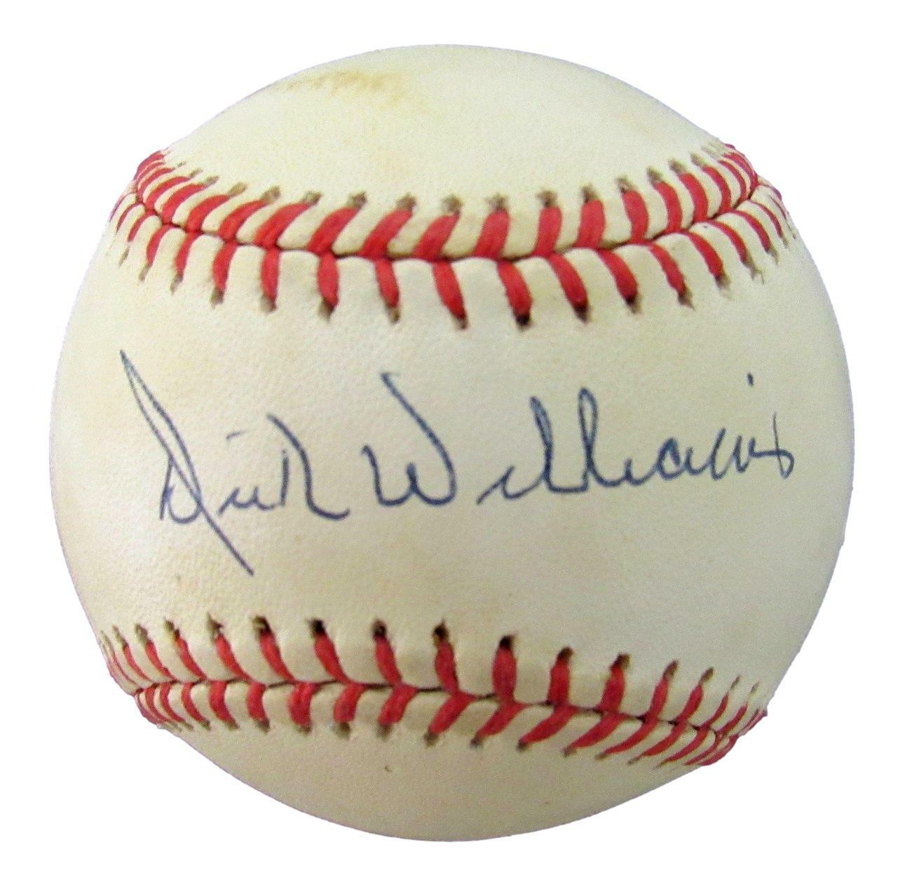 Dick Williams HOF Brooklyn Signed/Auto Rawlings ONL Baseball PSA/DNA 162084