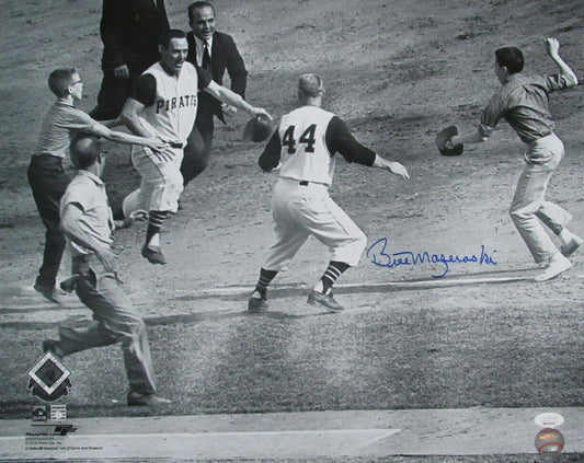 Bill Mazeroski HOF Pirates Signed/Autographed 16x20 B/W Photo JSA 166561