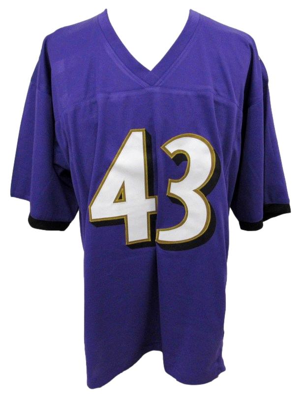 Justice Hill Signed Purple Custom Football Jersey Ravens Beckett 186203