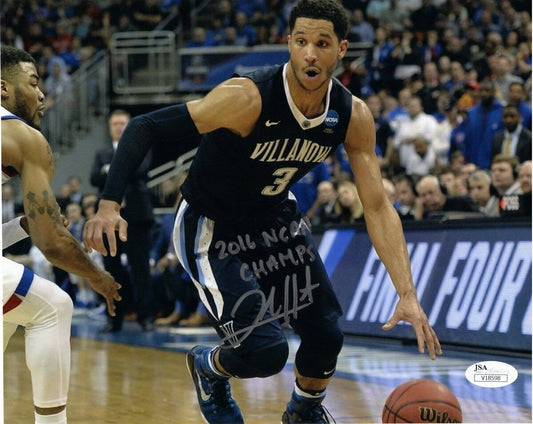 Josh Hart Villanova Wildcats Signed 2016 NCAA Champs 8x10 Photo JSA 136730