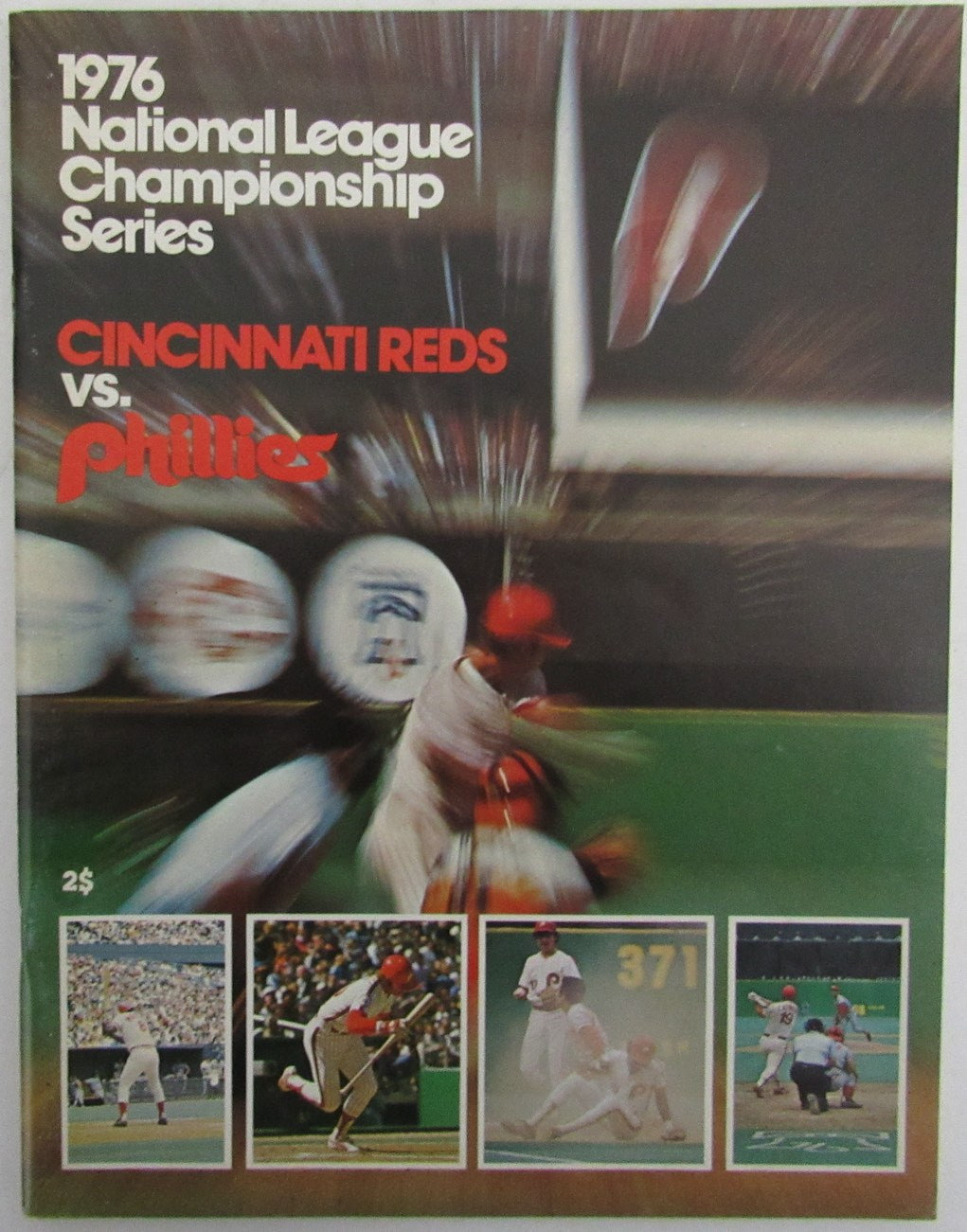 1976 National League Championship Series Phillies vs. Reds Game Program