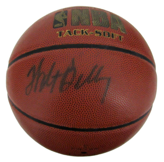 Walt Bellamy Knicks Signed Spalding NBA Basketball JSA 159601