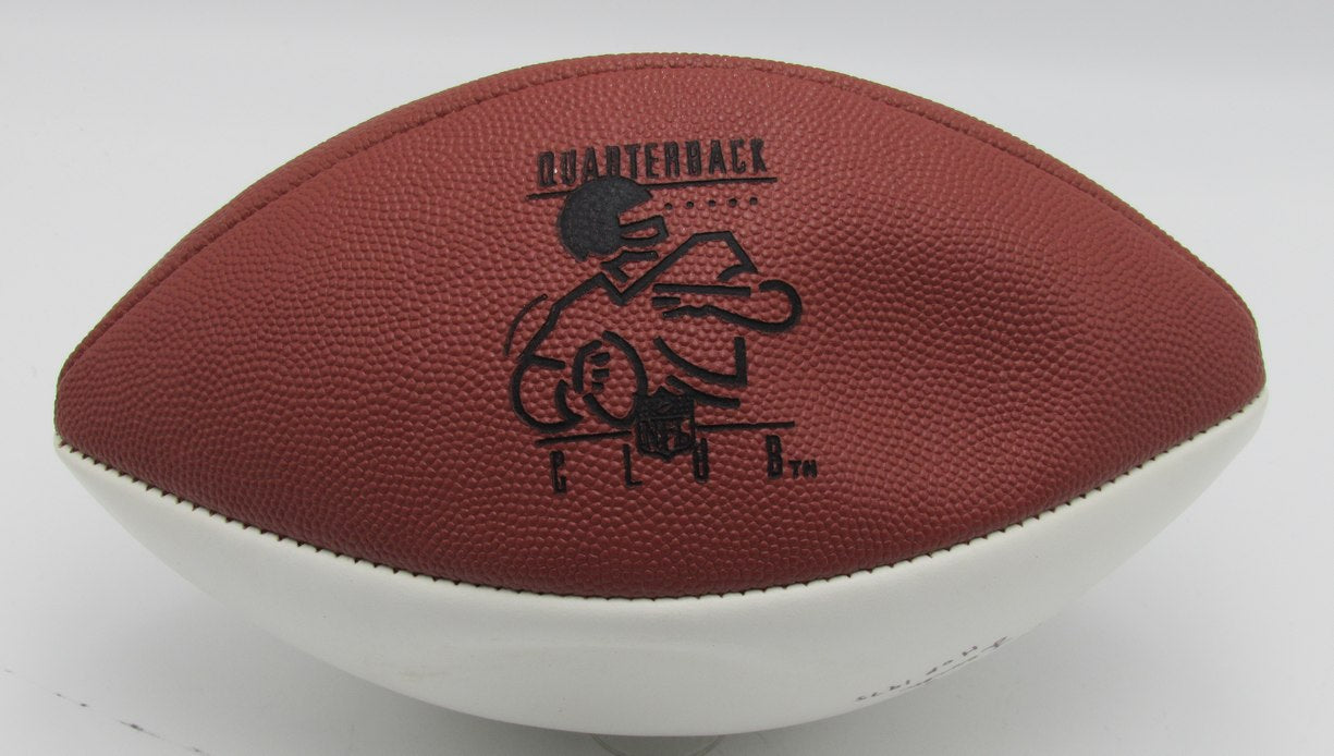 Dante Lavelli HOF Autographed/Inscribed Wilson SB XXXI Football Browns 176253