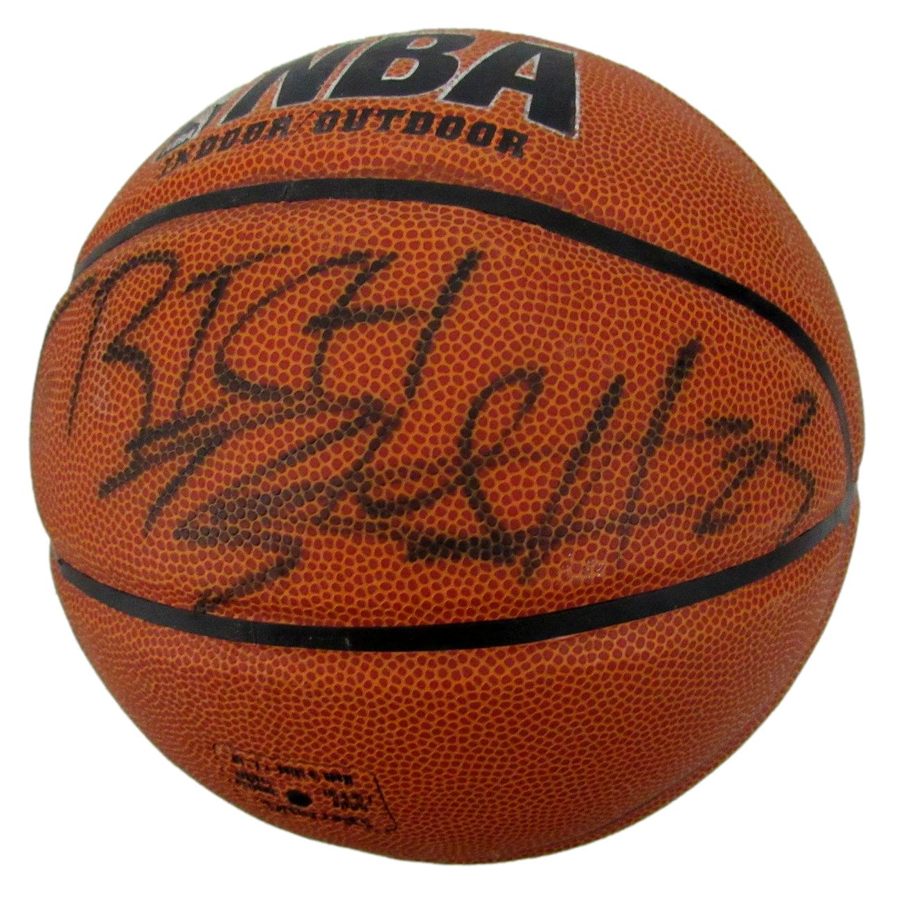 Mitch Richmond Signed Autographed Spalding NBA Basketball JSA 159600