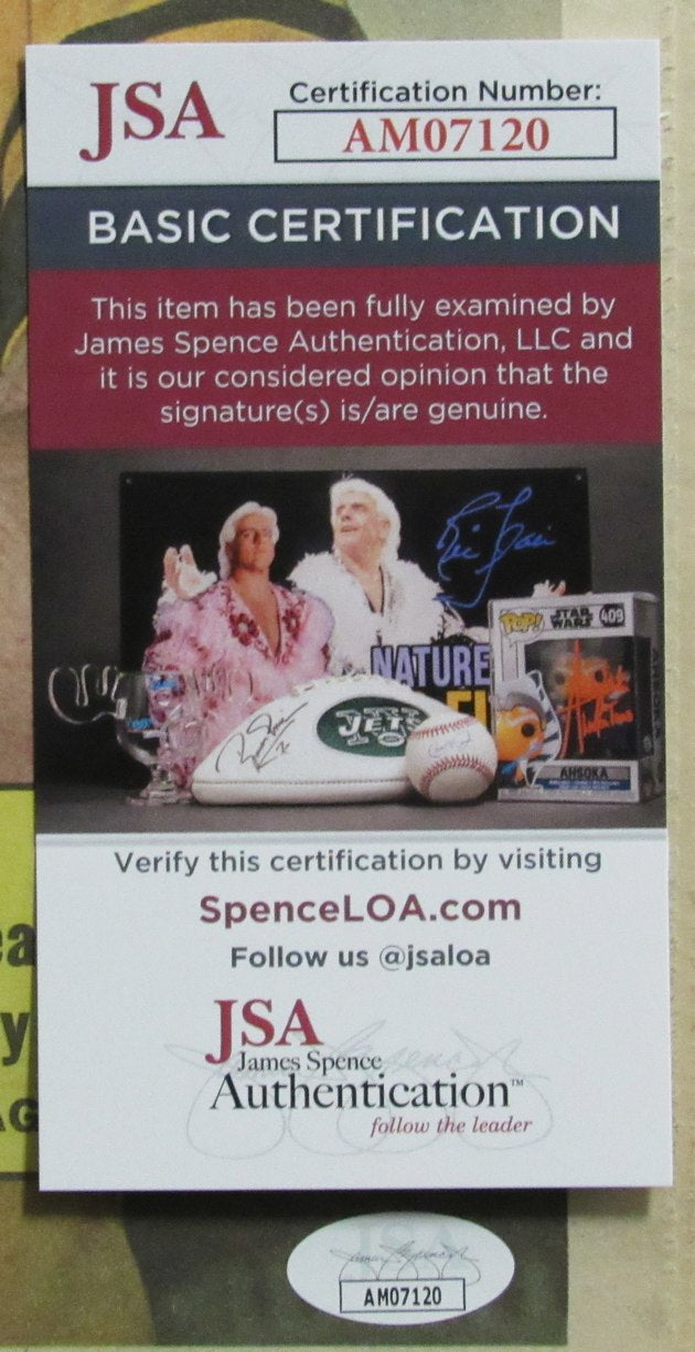 Rollie Fingers HOF Autographed 1961 Sporting News Full Newspaper A's JSA 182575