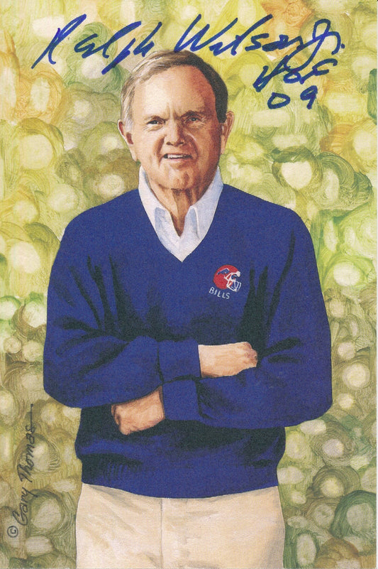 Ralph Wilson Jr Bills Signed 09 GLAC/Goal Line Art card PSA/DNA