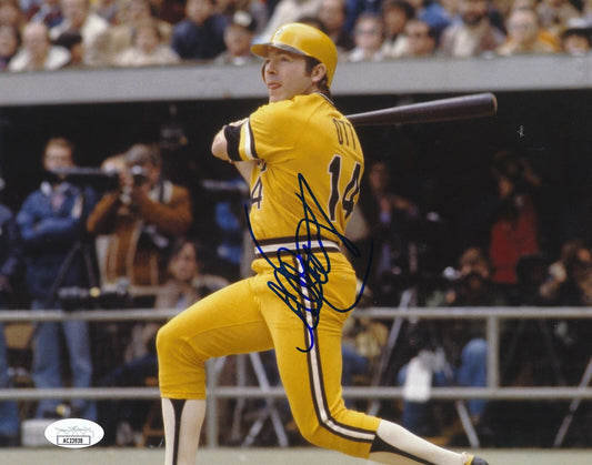 Ed Ott Autographed 8x10 Photo Pittsburgh Pirates JSA