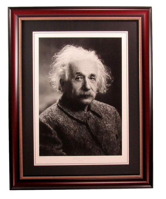 Albert Einstein Fine Art Lithographic Limited Numbered Print Framed 187196