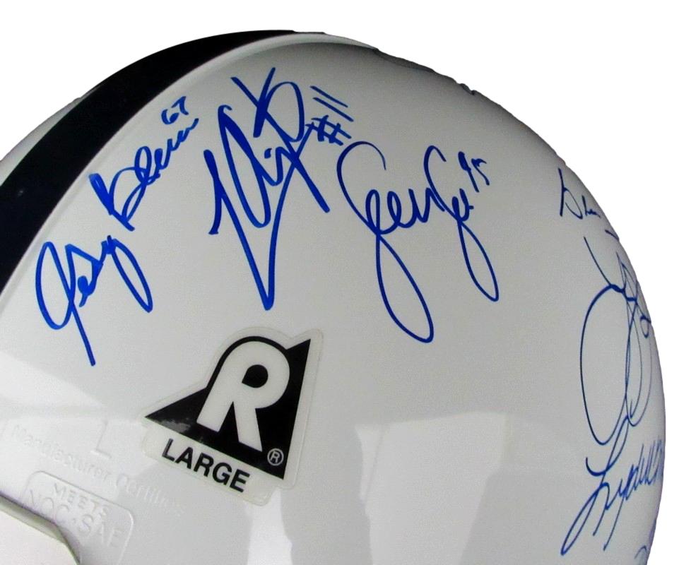 Penn State Multi-Signed by 12 Full Size Authentic Football Helmet POZ 188039