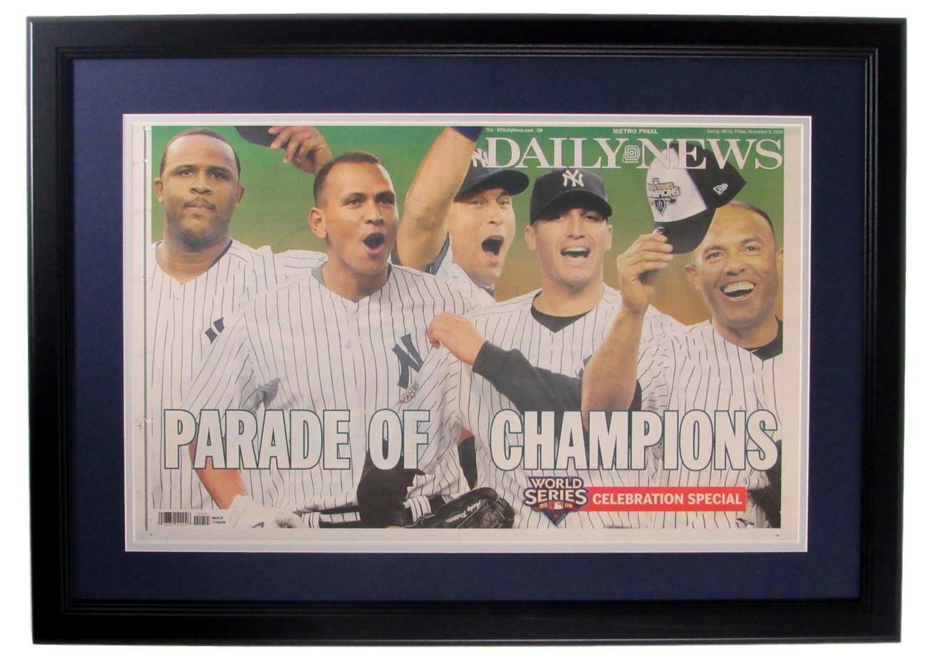 The Daily News 2009 WS Yankees Celebration Front/Back Page Newspaper 152562