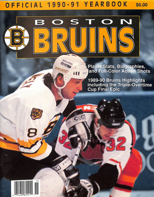 1990-1991 Boston Bruins Yearbook 179636