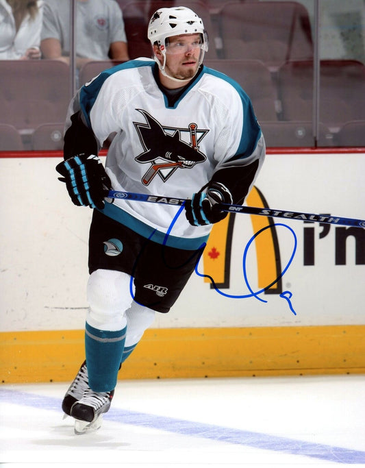 Milan Michalek San Jose Sharks Signed/Autographed 8x10 Photo 153367