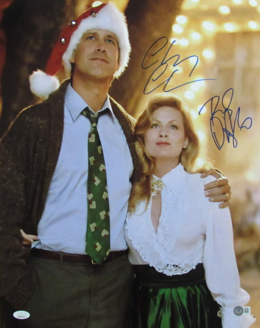 Chevy Chase/Beverly D'Angelo Signed 16x20 Photo "Christmas Vacation" BAS 185651