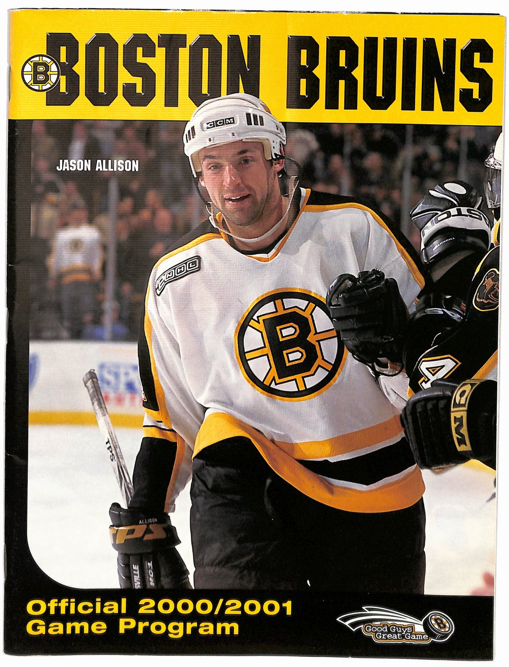 January 27 2001 Boston Bruins vs New Jersey Devils Program + Ticket Stub 182030