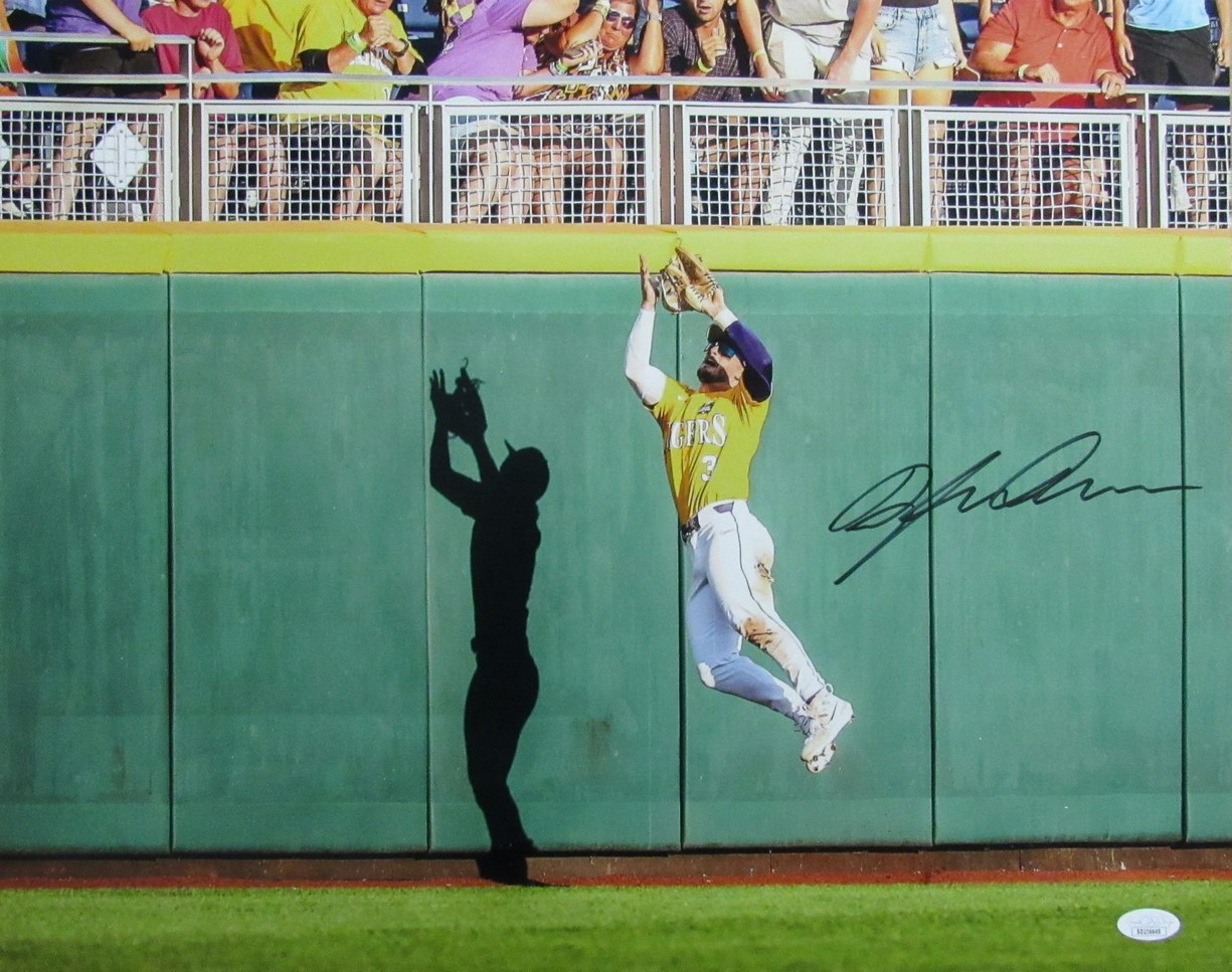 Dylan Crews Autographed 16x20 Photo LSU Tigers JSA 183818