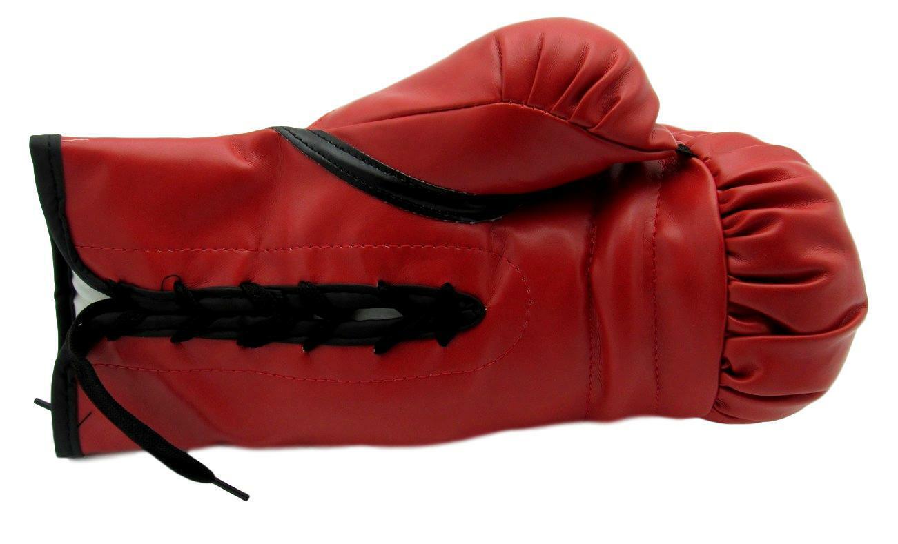 Prince Charles Boxing Signed/Inscr Everlast Red Left Boxing Glove JSA 154758