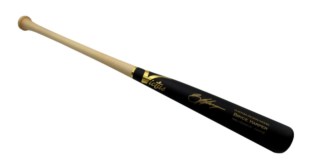 Bryce Harper Signed Victus Custom Game Model Baseball Bat Phillies Fanatics 916
