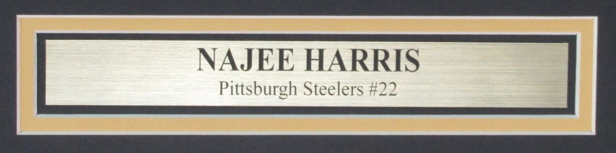 Najee Harris Signed/Autographed 16x20 Photo Steelers Framed Fanatics 189990