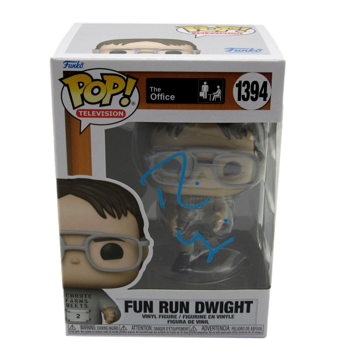 Rainn Wilson Autographed Funko Pop! #1394 Figurine "The Office" JSA 184713