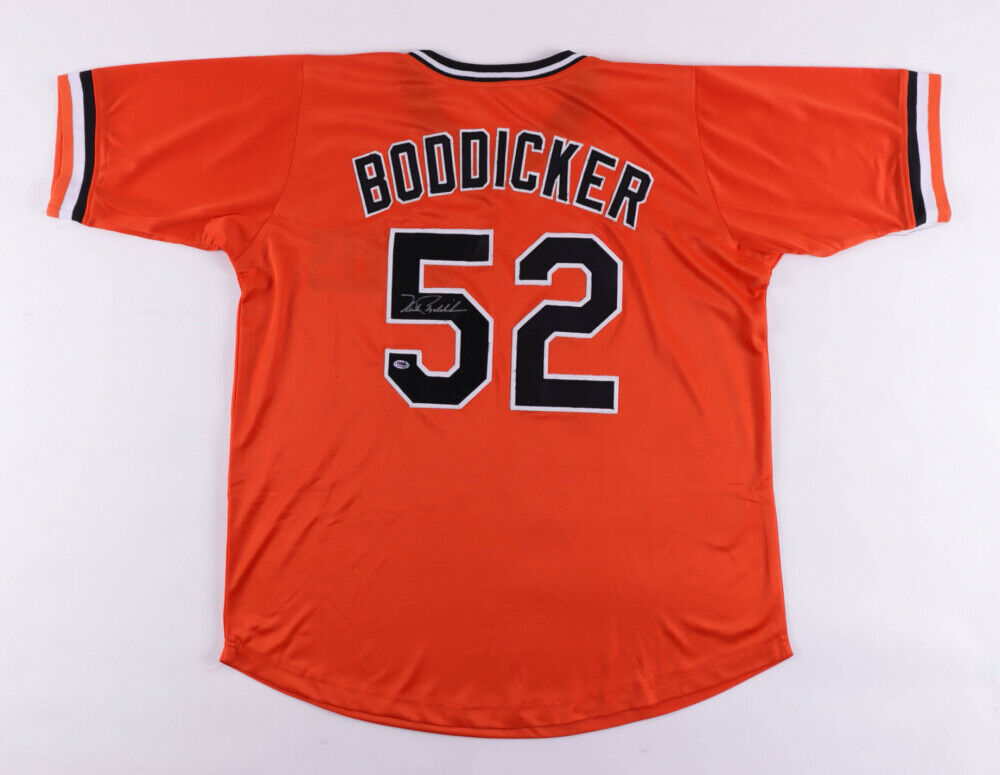 Mike Boddicker Signed/Autographed Orioles Custom Baseball Jersey RSA 162043