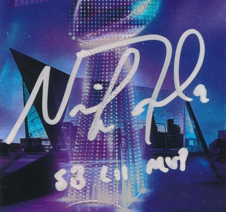 Nick Foles Signed/Inscr 2018 Super Bowl 52 LII FULL Ticket PSA/DNA AUTO 9 190093