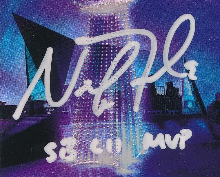 Nick Foles Signed/Inscr 2018 Super Bowl 52 LII FULL Ticket PSA/DNA AUTO 9 190096