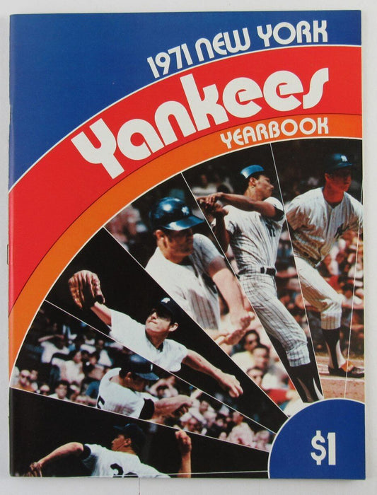 1971 New York Yankees Yearbook Clean