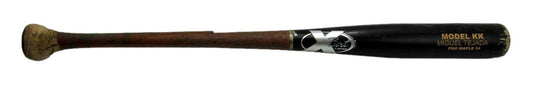 Miguel Tejada Unsigned X Bat Game Used Cracked Baseball Bat Baltimore Orioles