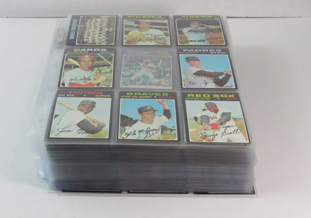 1971 Topps Baseball Card Complete Set (1-752) Clemente Aaron Ryan Bench 189640