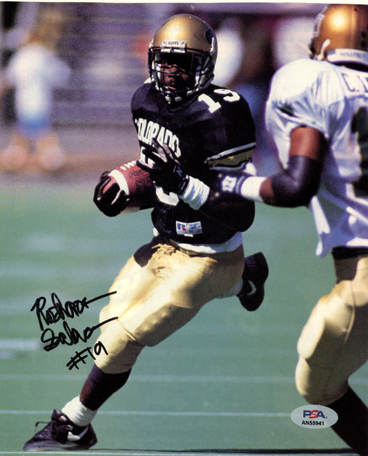 Rashaan Salaam Signed 8x10 Magazine Photo Colorado 1994 Heisman PSA/DNA 188087