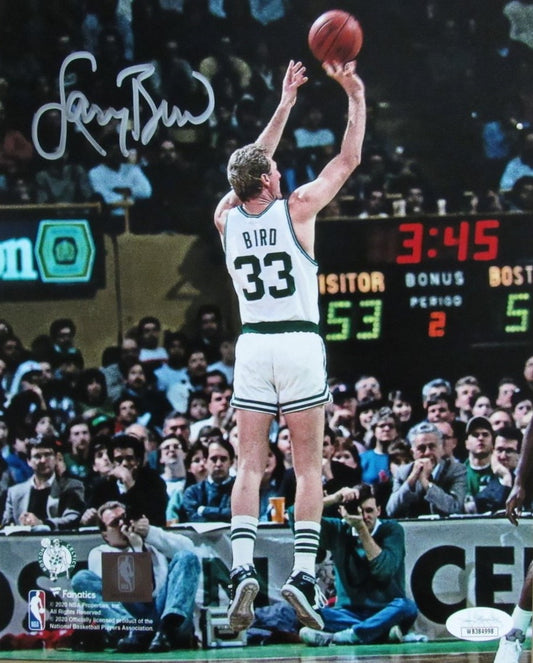 Larry Bird HOF Signed/Auto 8x10 Photo Boston Celtics JSA 187695