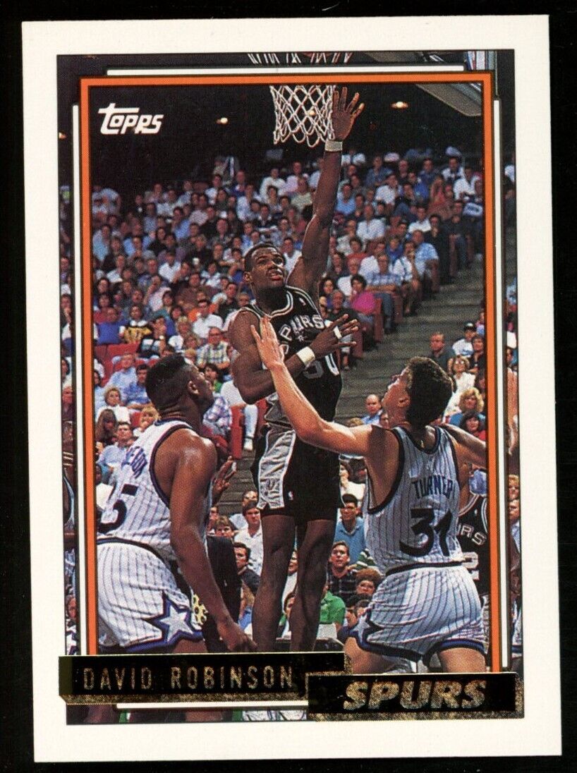 1992 Topps Gold Basketball David Robinson HOF Card #277 San Antonio Spurs