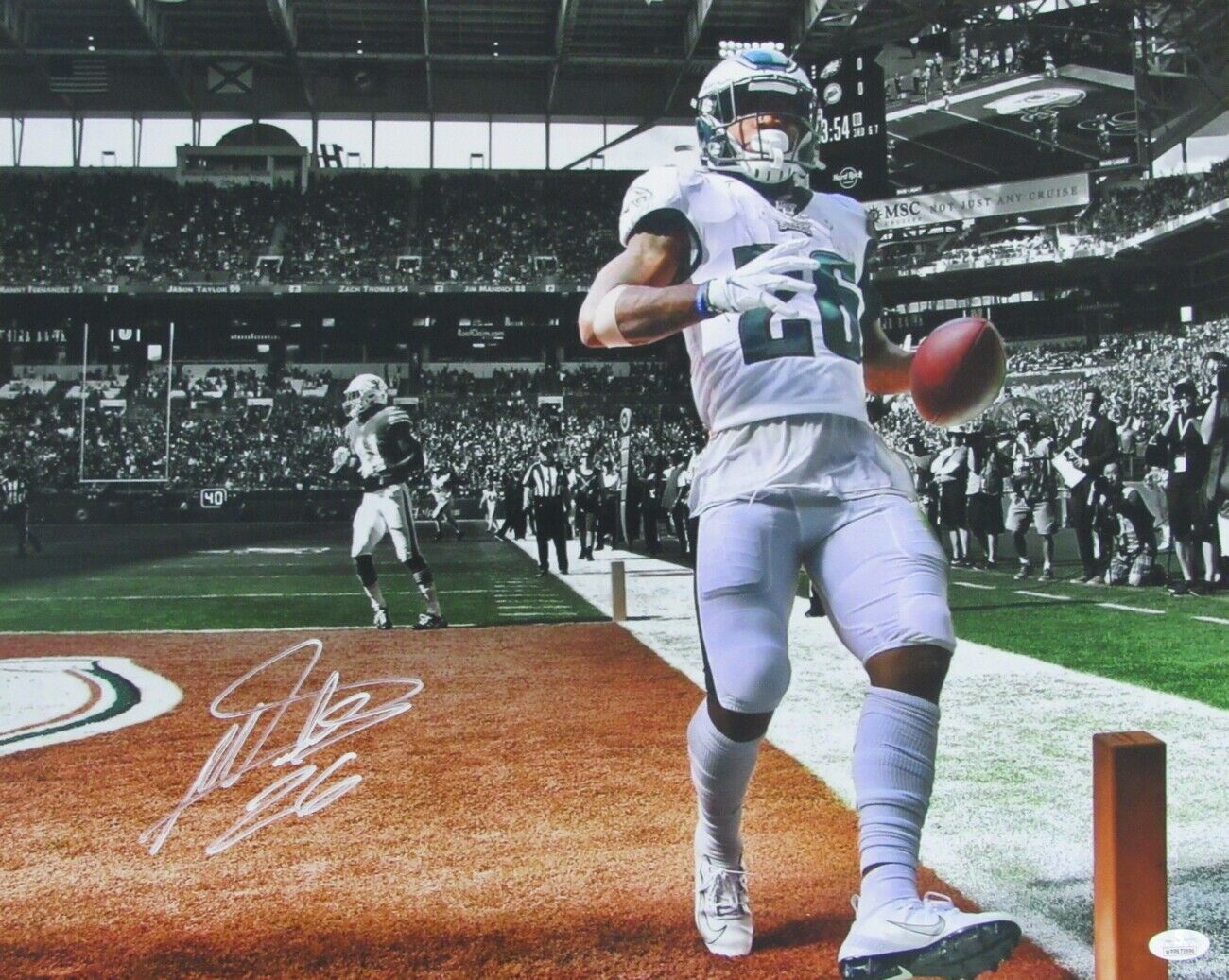 Miles Sanders Philadelphia Eagles Signed/Autographed 16x20 Photo JSA 150539