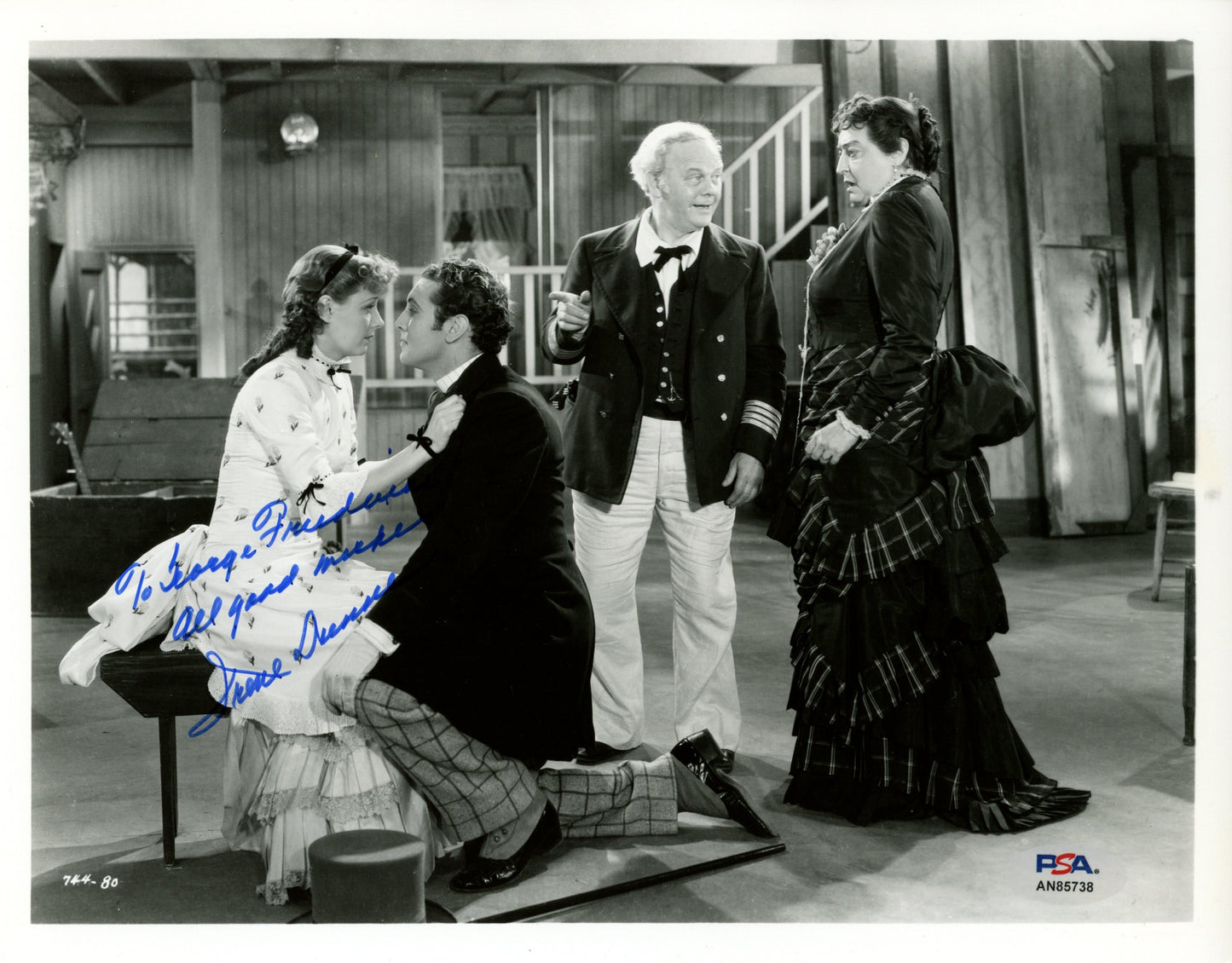 Irene Dunne Signed/Inscribed 8x10 B/W Photo Actress PSA/DNA 192057