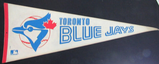 Vintage 1970's Toronto Blue Jays MLB Felt Logo 12"X30" Pennant 157975