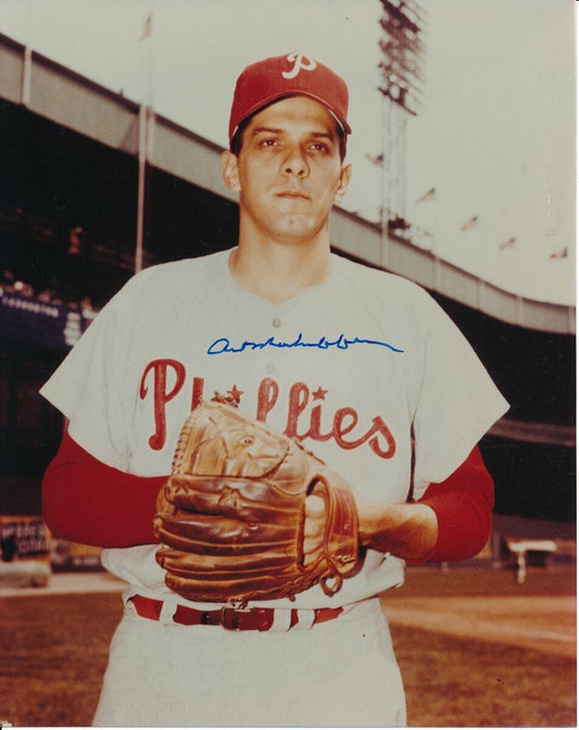 Art Mahaffey Phillies Signed/Autographed 8x10 Photo PASS 127551