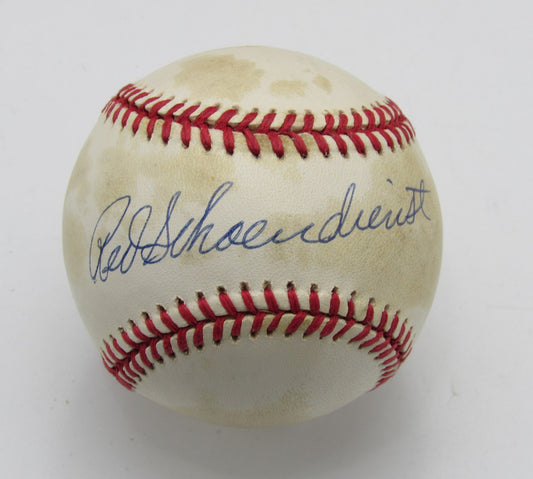 Red Schoendienst HOF Signed/Autographed ONL Baseball Cardinals PSA/DNA 191666