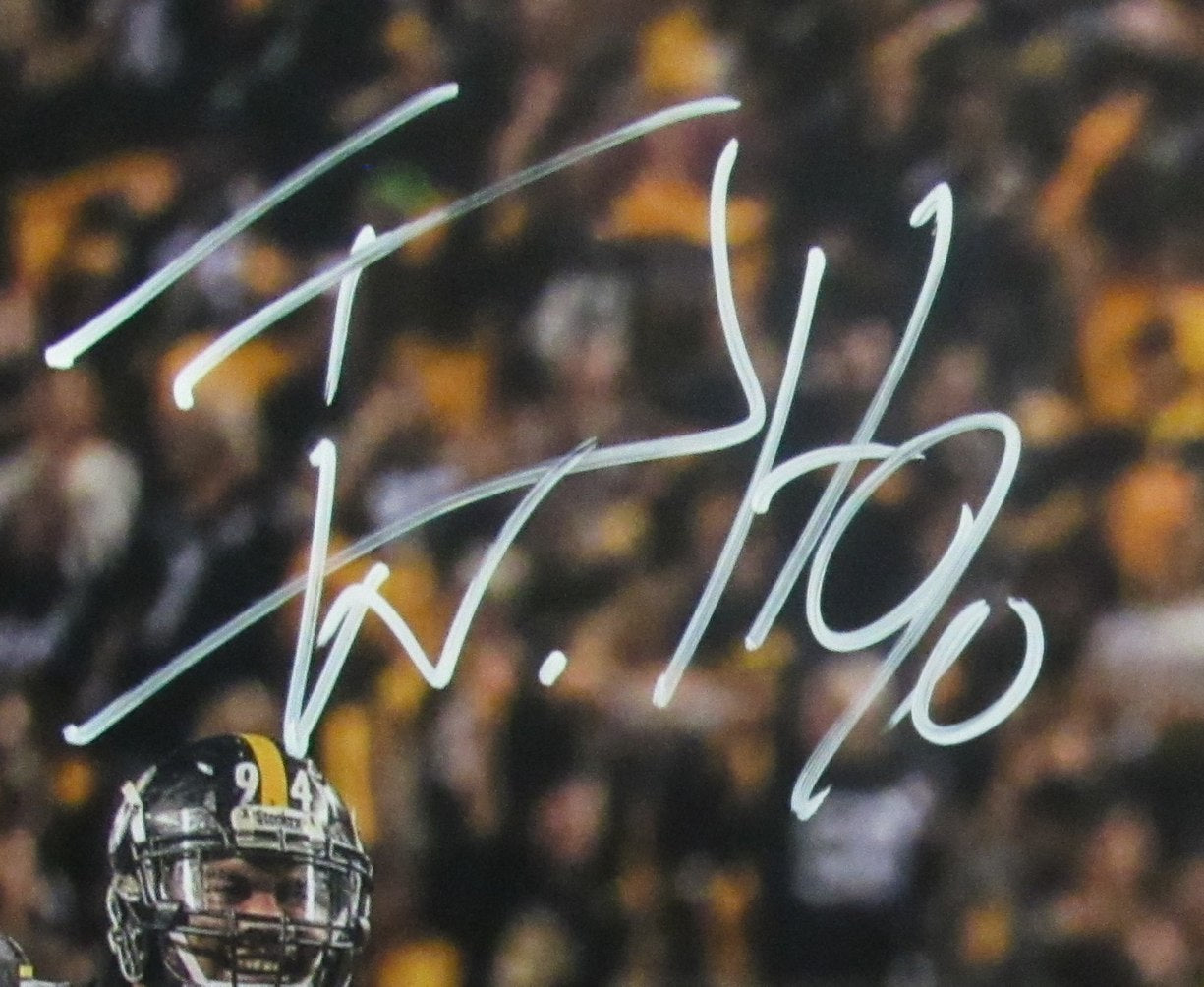 T.J. Watt Signed/Autographed 16x20 Photo Pittsburgh Steelers Beckett 189647