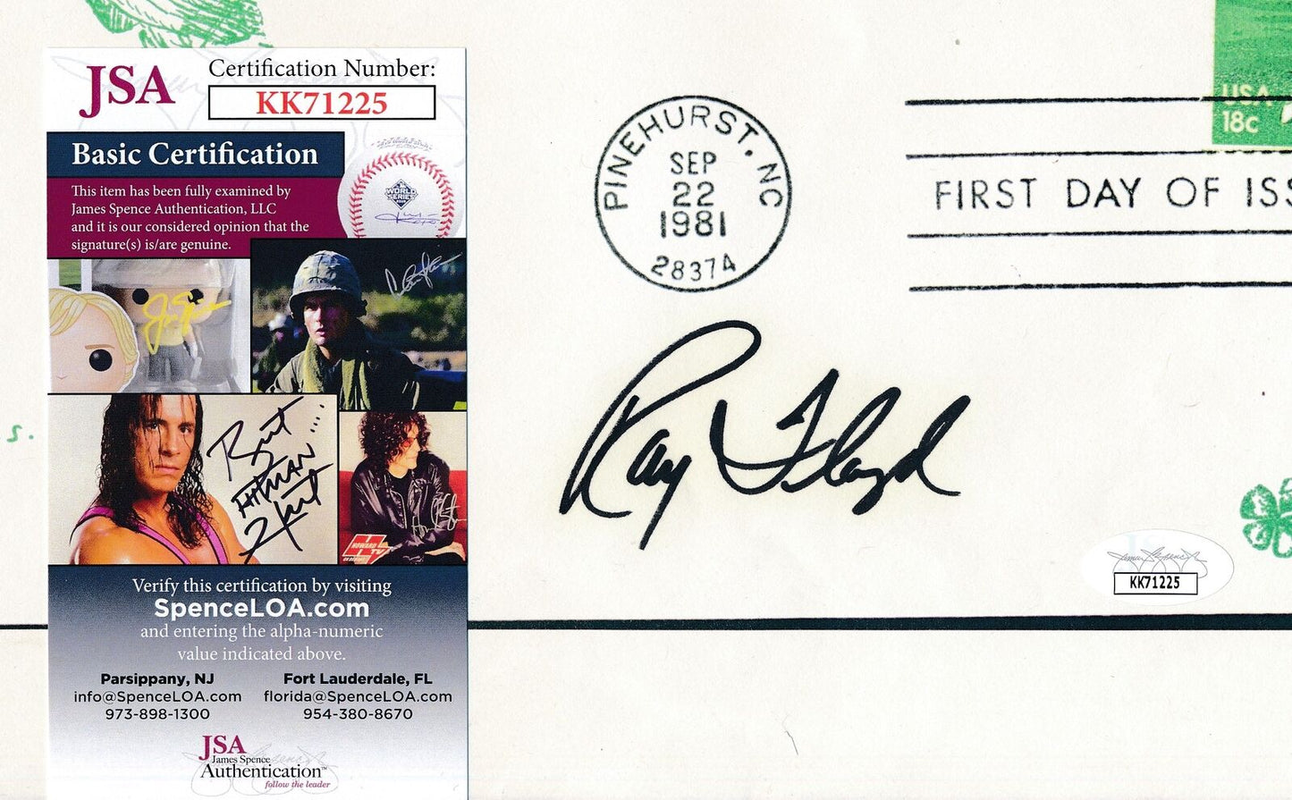 Ray Floyd/Ben Crenshaw Dual-Signed 8x10 First Day of Issue PGA Champs JSA