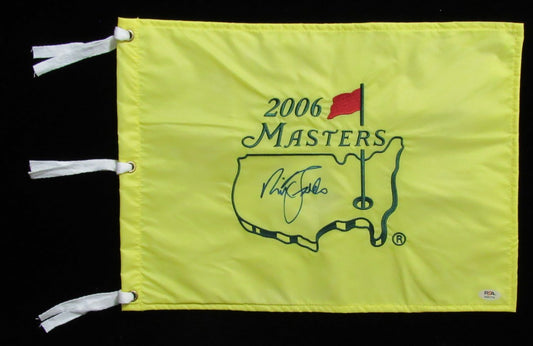 Nick Falco Signed/Autographed Yellow 2006 Masters Pin Flag PSA/DNA 190226