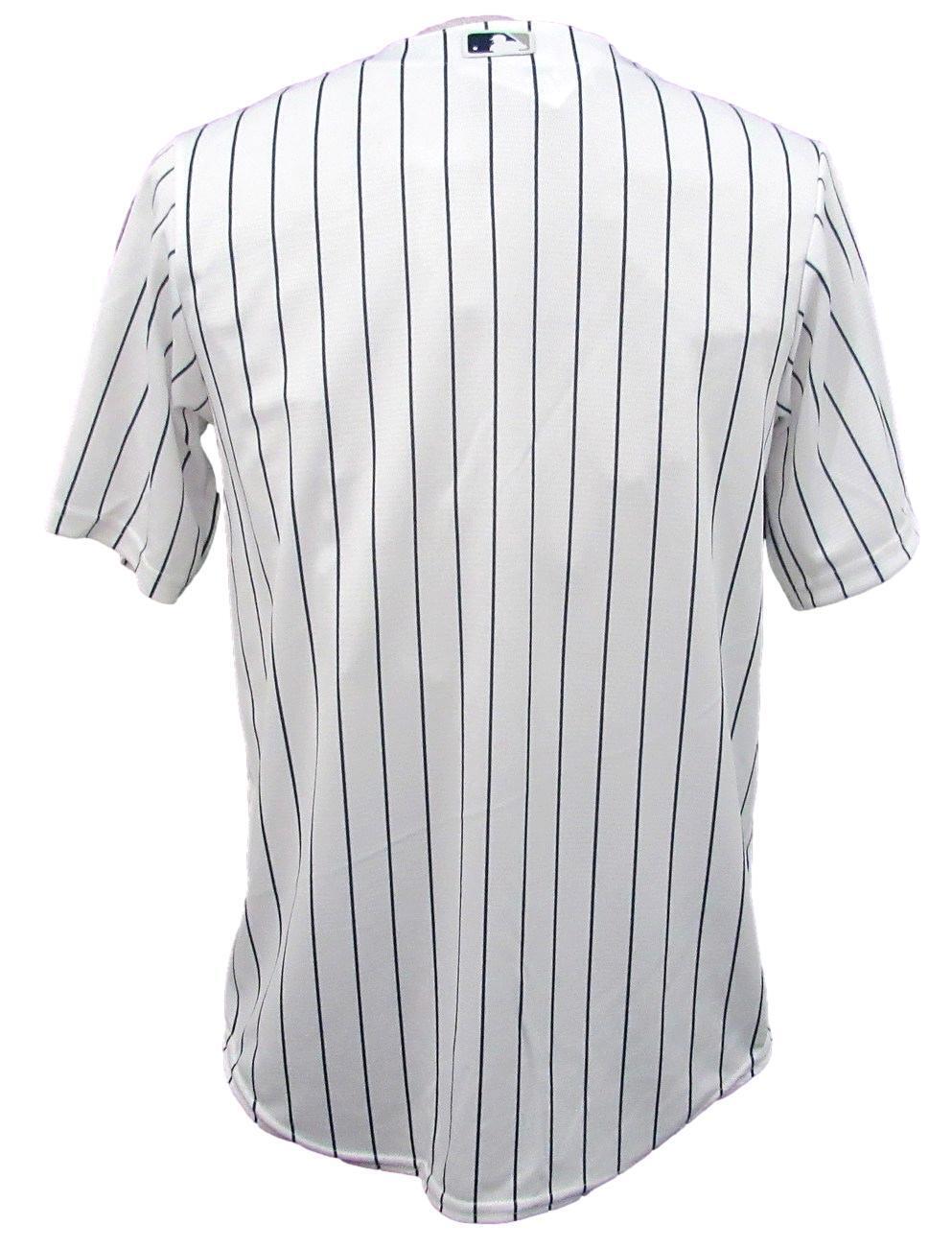 New York Yankees UNSIGNED No Number Majestic Baseball Jersey Size M 177421