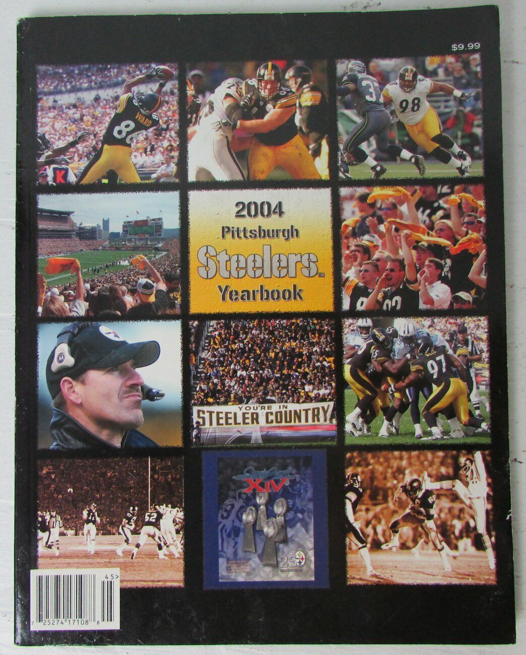 Lot of 3 Pittsburgh Steelers Gamedays and 2004 Football Steelers Yearbook 146807