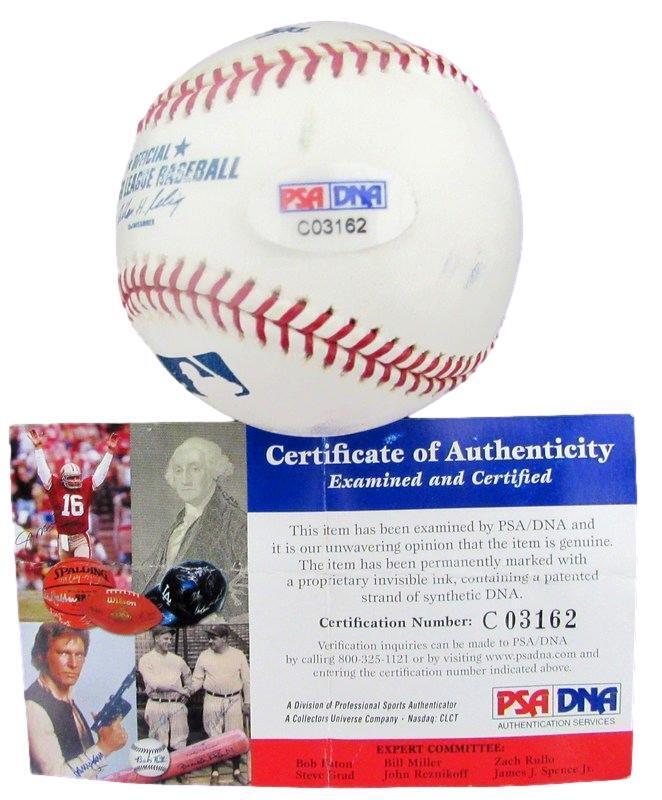 Mike Camereon Autographed OML Baseball PSA/DNA 182394