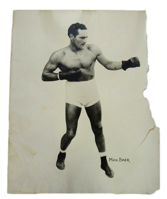 Max Baer Heavyweight Champion HOF 16x20 B/W Photo/Print