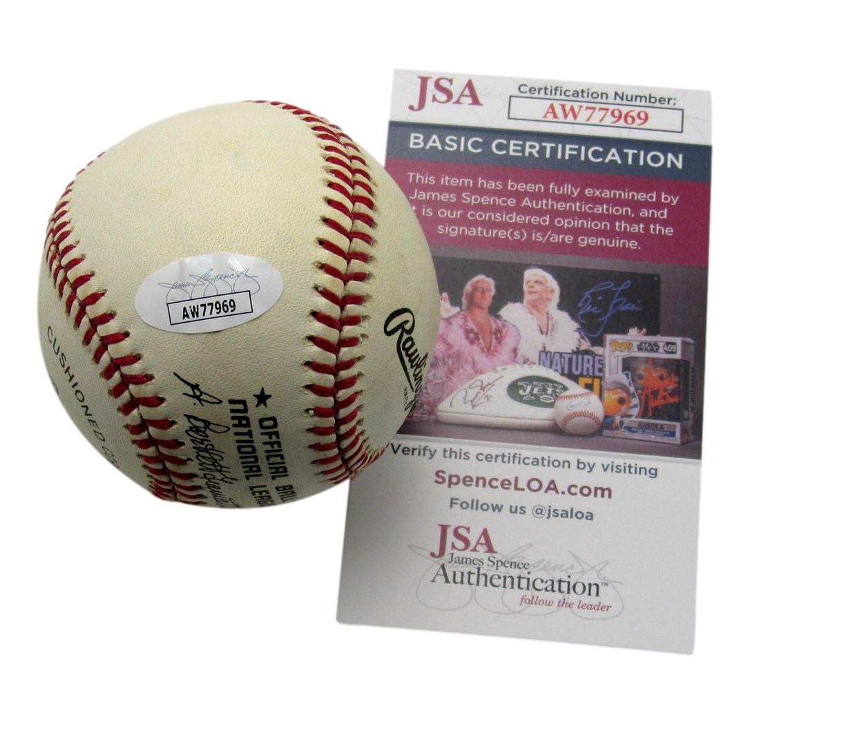 Monte Irvin HOF Signed/Autographed ONL Baseball New York Giants JSA 190547