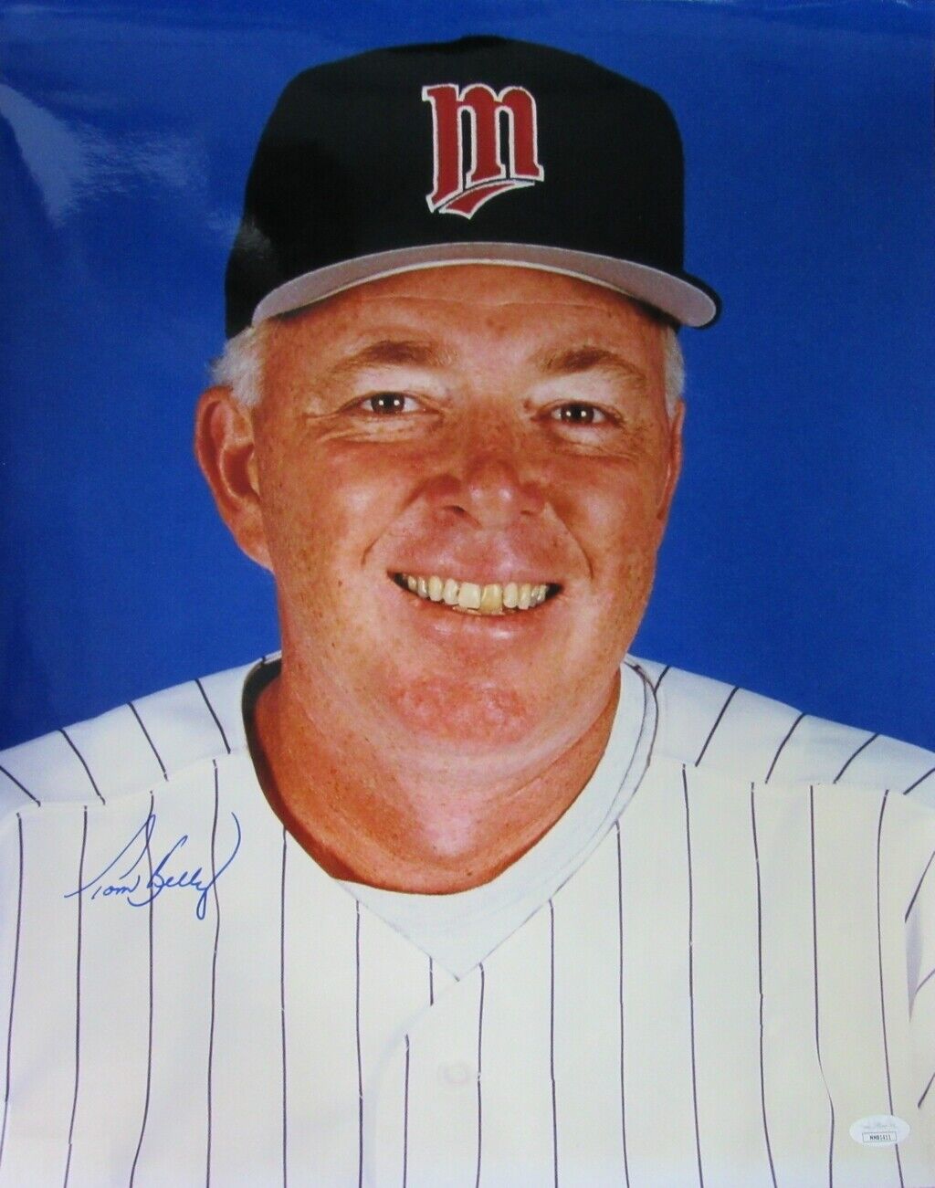 Tom Kelly Minnesota Twins Coach Signed/Autographed 16x20 Photo JSA 158379